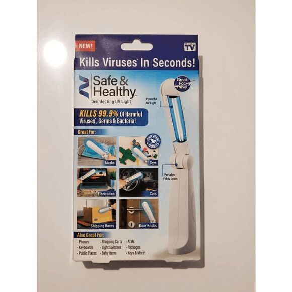 Portable Safe and Healthy Disinfecting Sanitizing UV-C Light Wand NEW IN BOX - Picture 11 of 15